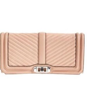 Rebecca Minkoff Chevron Quilted Love Clutch